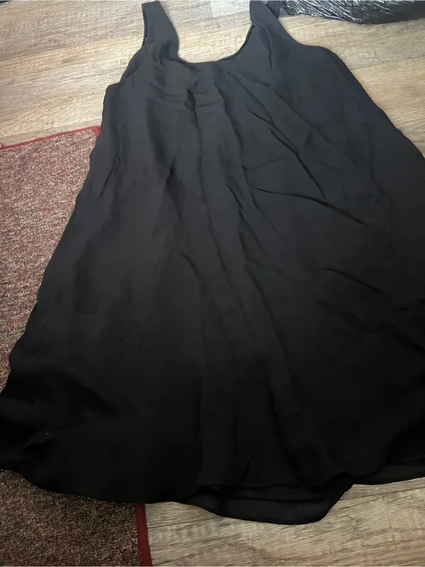 Aritzia Wilfred black silk mini dress - Image 6