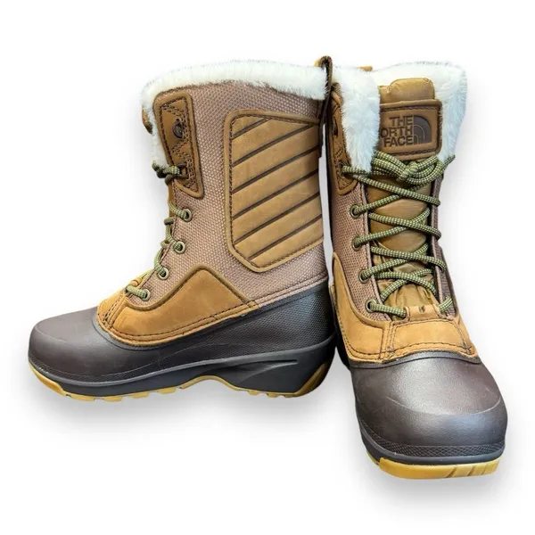 The North Face Women's Shellista IV Mid Boots Utility Brown NIB‎ Size 5 - Image 4