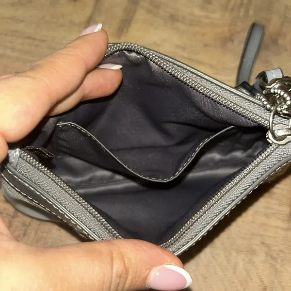 Coach Wristlet (B18)- Light Gray SIGNATURE 1941 - Image 5