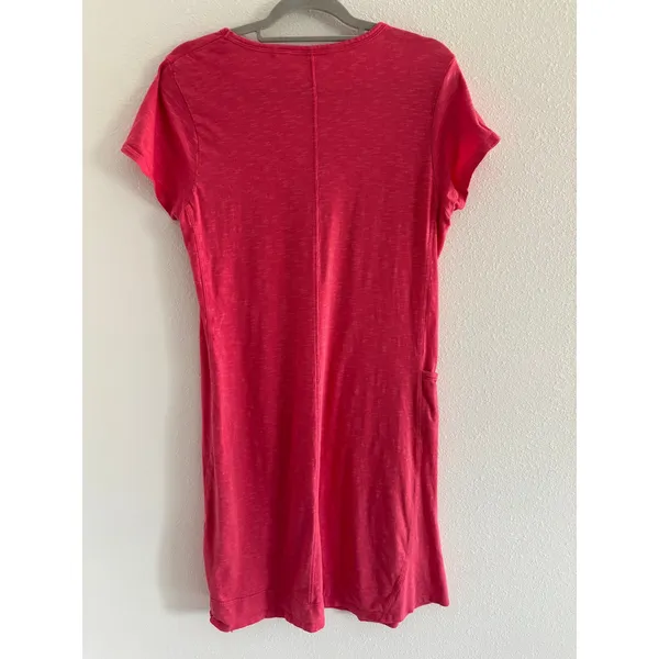 Toad & Co Dress Womens Large Pink‎ Minimalist Stretch Organic Sustainable Travel - Image 2