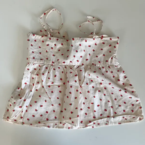Madewell strawberry tank blouse - Image 2