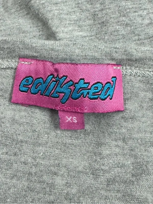 Edikted '80s Babe Appliqué Cotton Crop Tank Top Women’s XS - Image 4