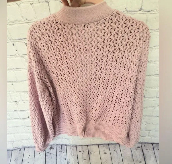 Lavender Sweater Cardigan by A New Day- Target size medium - Image 3