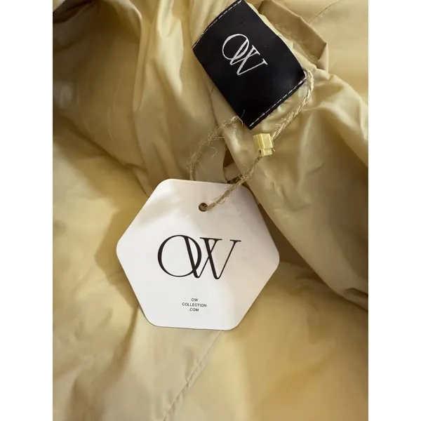 NWT OW Collection Swirl Puffer Jacket Tan/Downtown Colorway Size Small‎ - Image 8