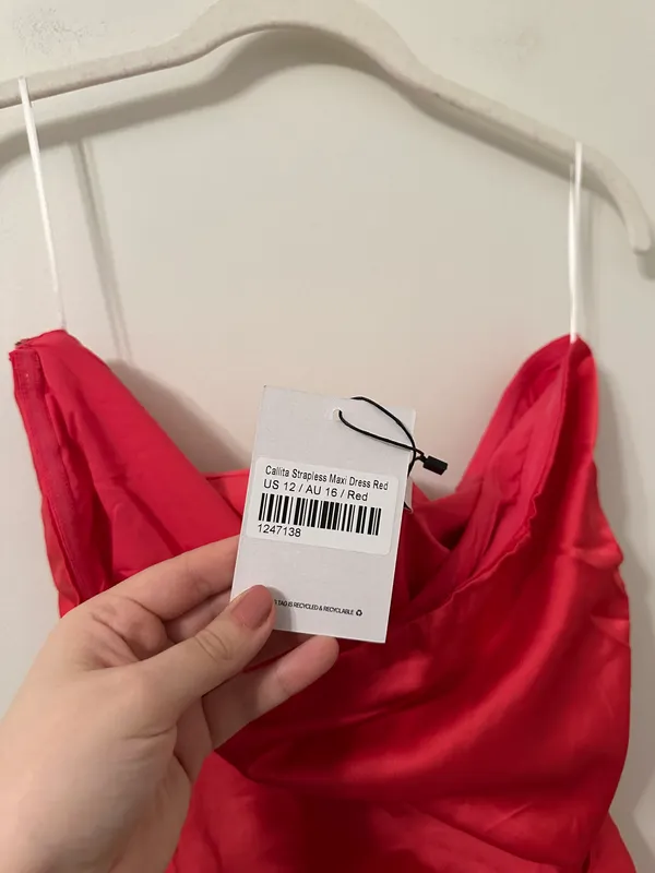 Princess Polly CALLITA STRAPLESS MAXI DRESS RED - Image 8