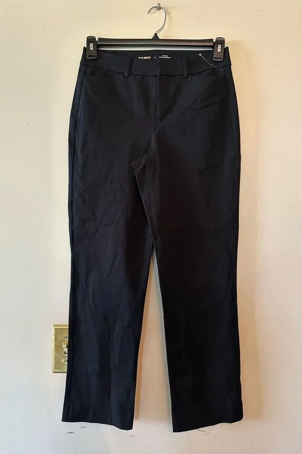 High-Waisted Pixie Straight Ankle Old Navy Pants - Image 2