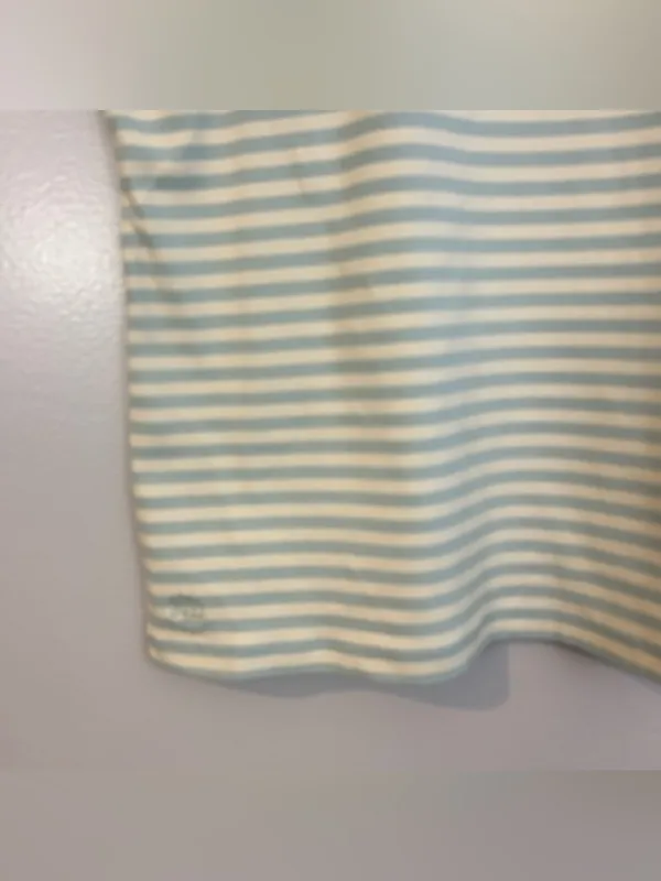 Ralph Lauren Black Label Striped Stretch Cotton Crewneck Tee Blue/Ivory Medium - Image 12