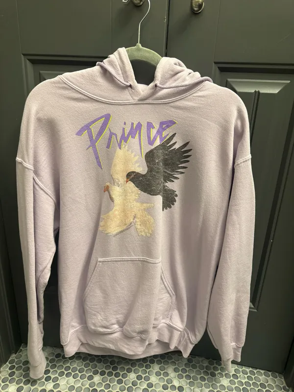 PRINCE Doves Cry Hoodie Sweatshirt Size M - Image 2