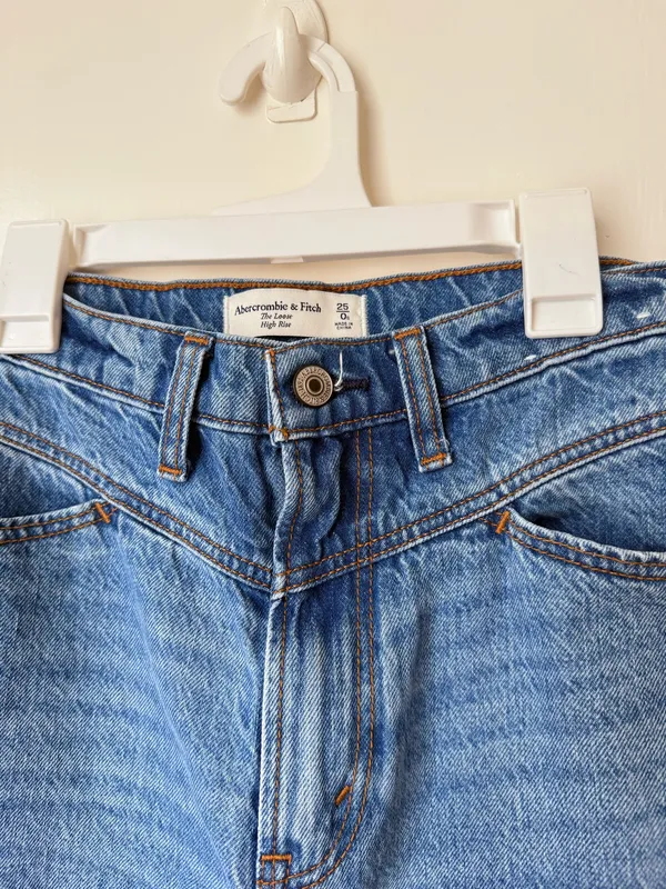 Abercrombie and Fitch the loose high-rise jeans - Image 3