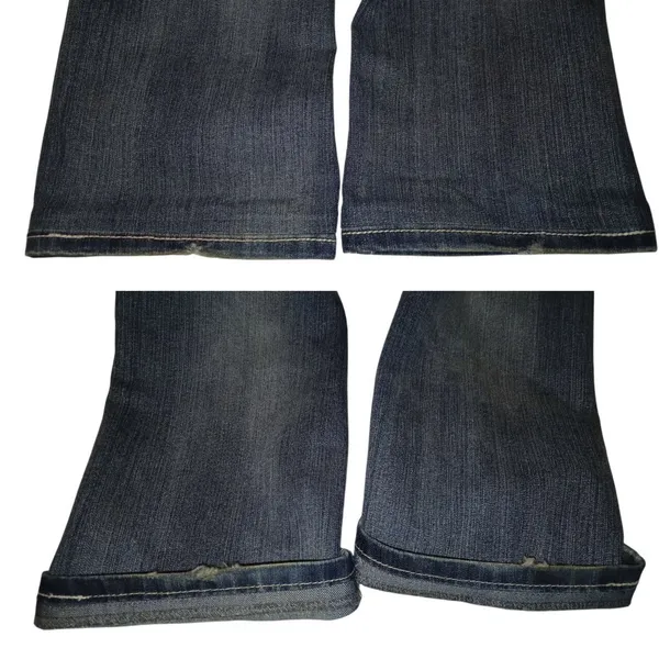 Miss Me Y2K style pearl and rhinestone studded midrise bootcut jeans size 28 - Image 9