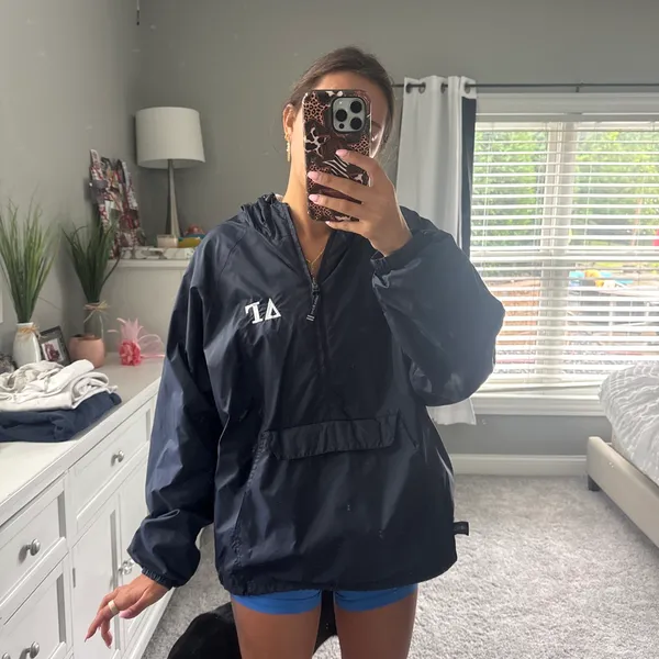 Delta Gamma Rain Charles River Apparel Jacket - Image 5