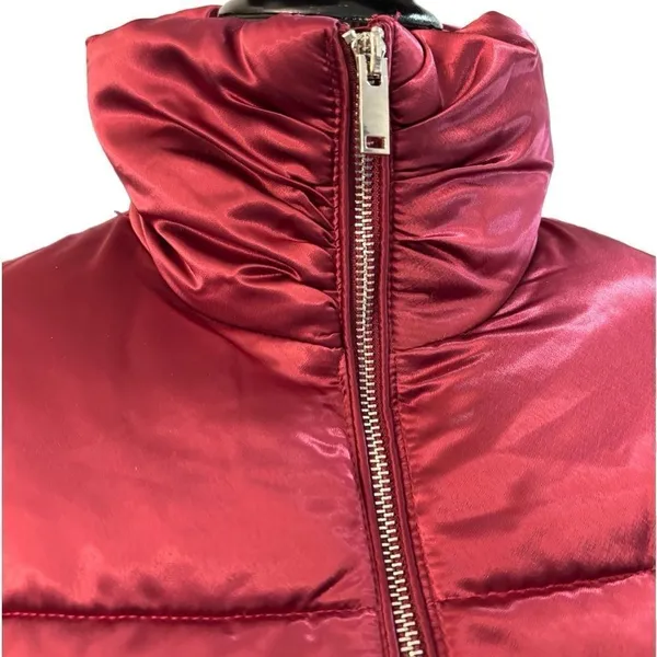 NWT 7 For All Mankind Metallic Crop Puffer Jacket - Image 8