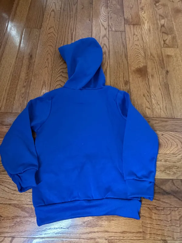 Boys Hoodie Jacket Blue Size 8 - Image 2