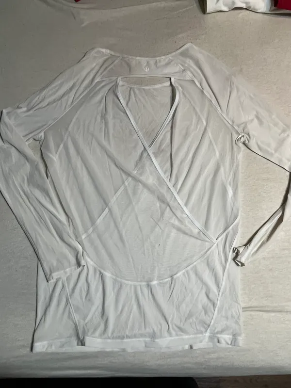 Lululemon Sheer Long Sleeve Top - Image 4