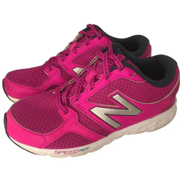 New Balance 490 V3 Speed Ride Running Sneaker Womens Pink 8 - Image 2