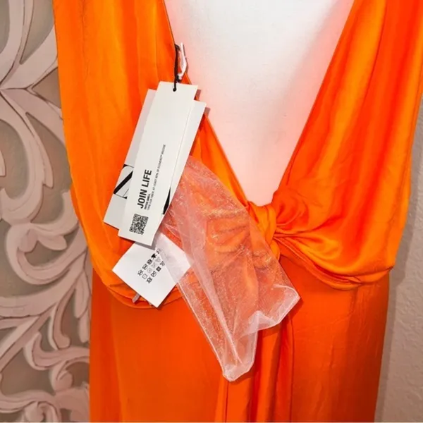 Zara Flowing Dress - Limited Edition Orange Size Small‎ - Image 16