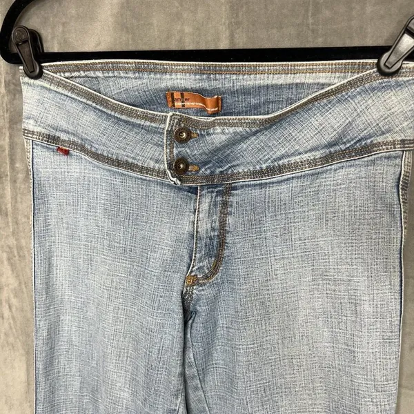 Vintage Y2K Flare Jeans Womens‎ Juniors 13 Hammer Made USA Low Rise 90s - Image 3