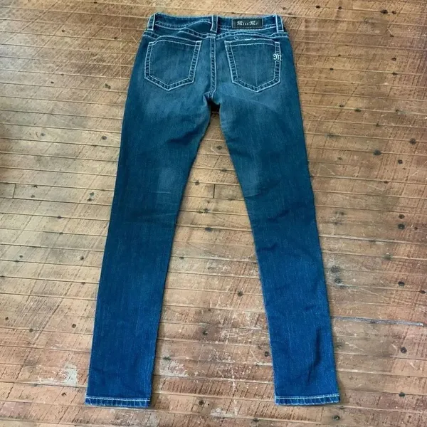 Miss Me western embroidered 28 festival cowboycore skinny jeans - Image 2