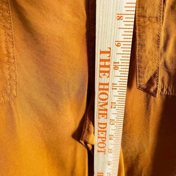 Madewell Dunaway Paperbag Pants Size Small Workwear‎ Mustard Casual - Image 7