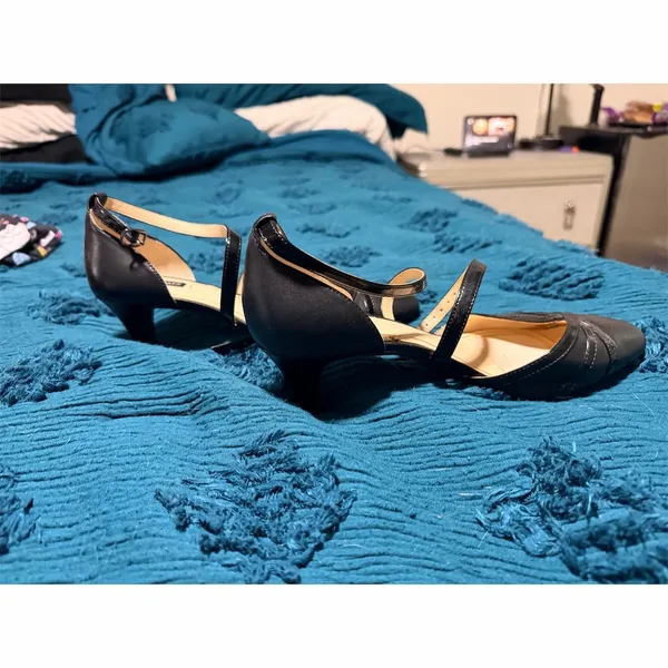 Alex Marie Pumps Womens Size 8M Black Strappy Mary Jane Kitten Heel - Image 4