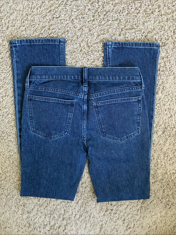 Gap *NWT* 25/0 90s low rise straight leg denim blue jeans - Image 3