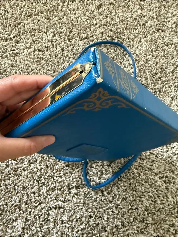 Disney Beauty and the beast retired Loungefly book clutch purse crossbody - Image 4