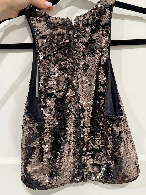 H&M Sequin Tank Top - Image 2