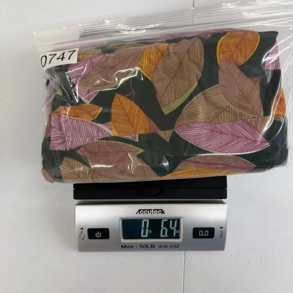 Lularoe green multicolor leaf print soft‎ lightweight stretch leggings pants XL - Image 7