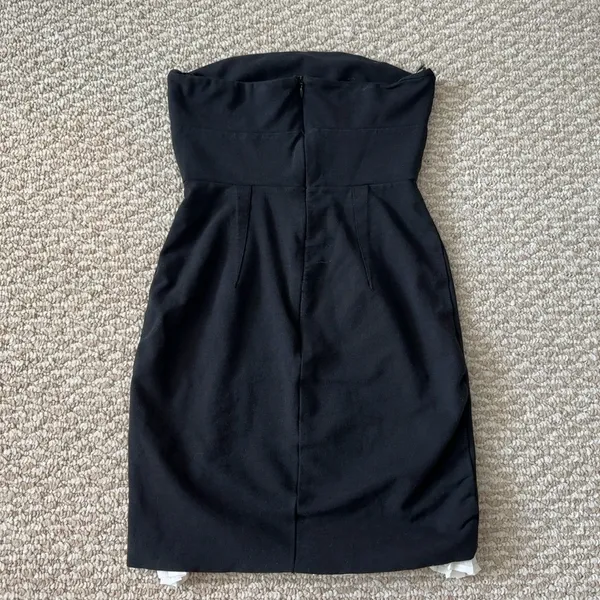 Zara Black and White Cocktail Dress - Image 13