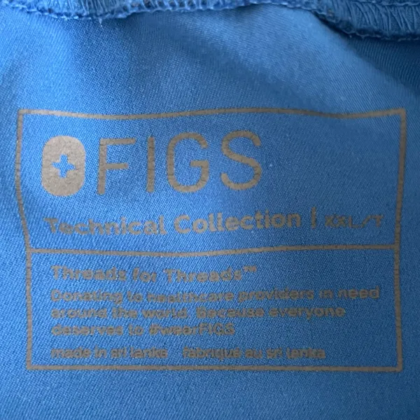 FIGS Zamora FIONx Jogger Royal Blue High Waisted Scrub Pants - Image 7