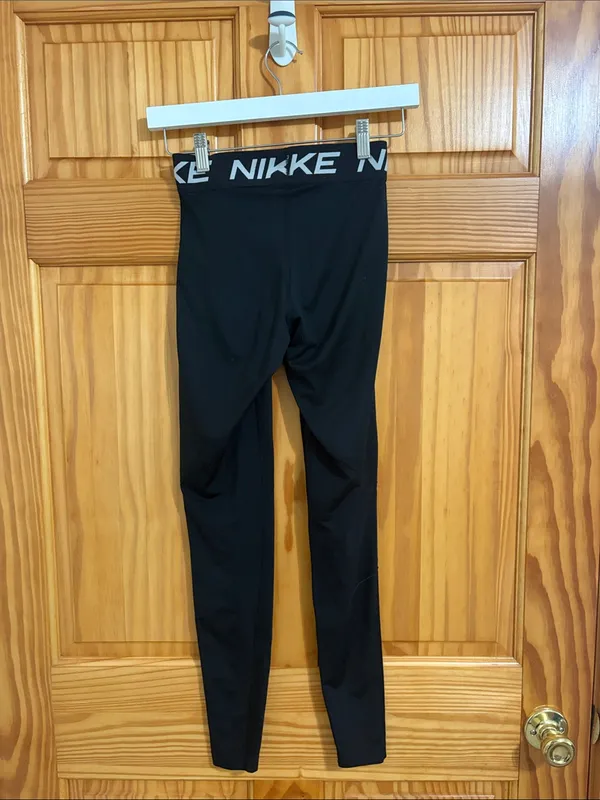 Nike Dri-Fit Size Small Black High-Rise Activewear Leggings - Image 4