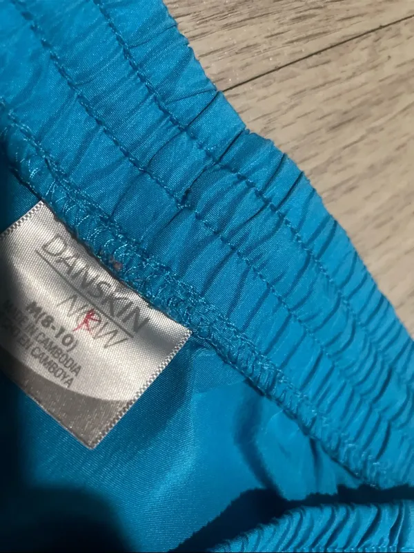 Danskin Now Turquoise and Light Aqua Athletic Shorts - Image 2