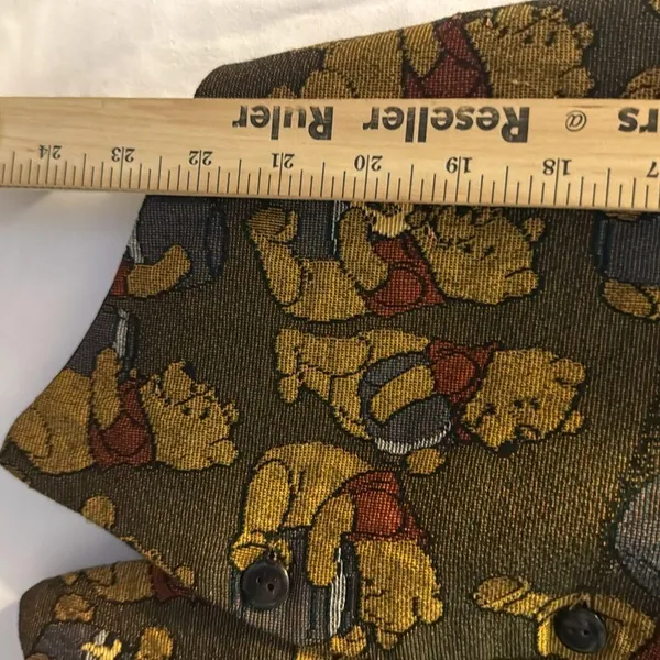 Vtg Winnie The Pooh Embroidered Vest size small - Image 7