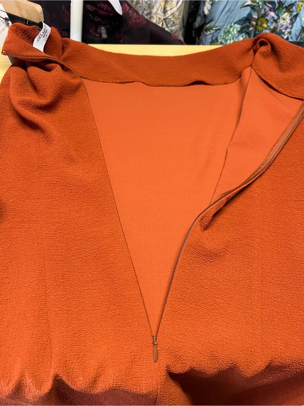 M.M.LaFleur Marilyn Dress Adobe Rust Orange Size 8 NWT - Image 10
