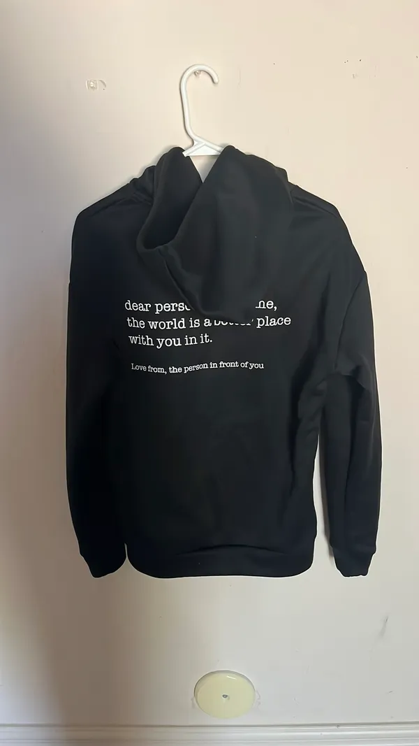 Mental Health Black Hoodie - Image 3