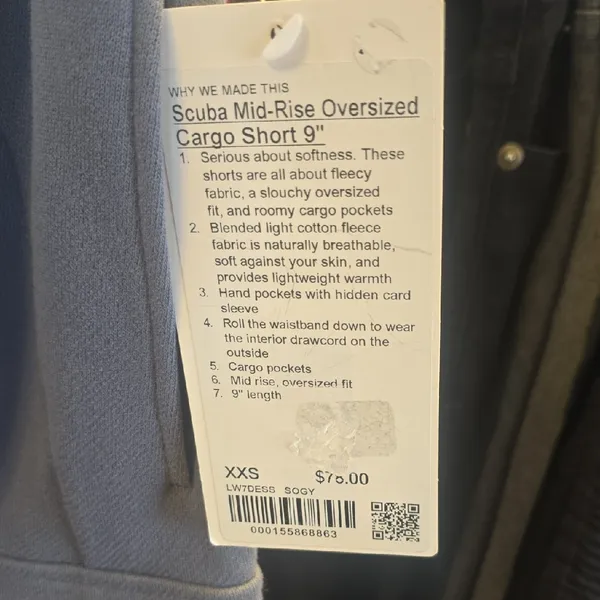 Lululemon Athletica Gray Cargo Shorts - Image 2