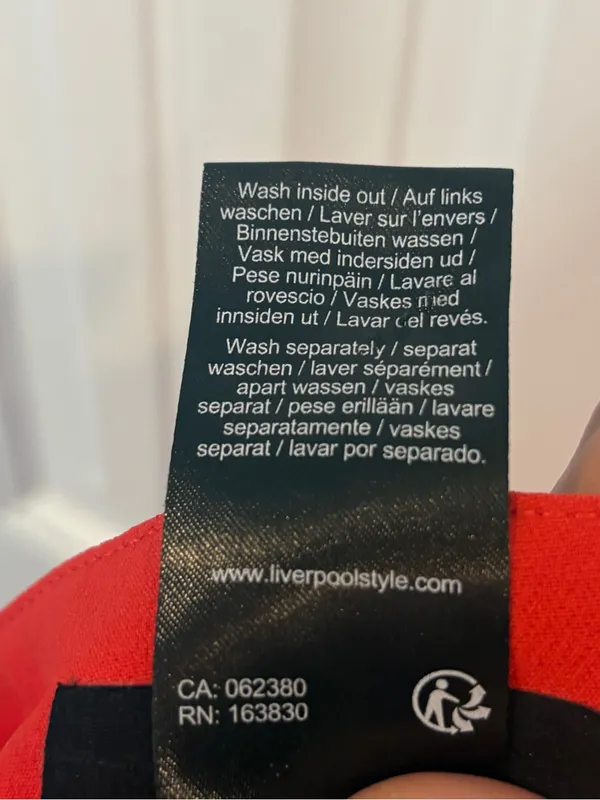 Liverpool red Kelsey flare trousers size 6/28 - Image 8