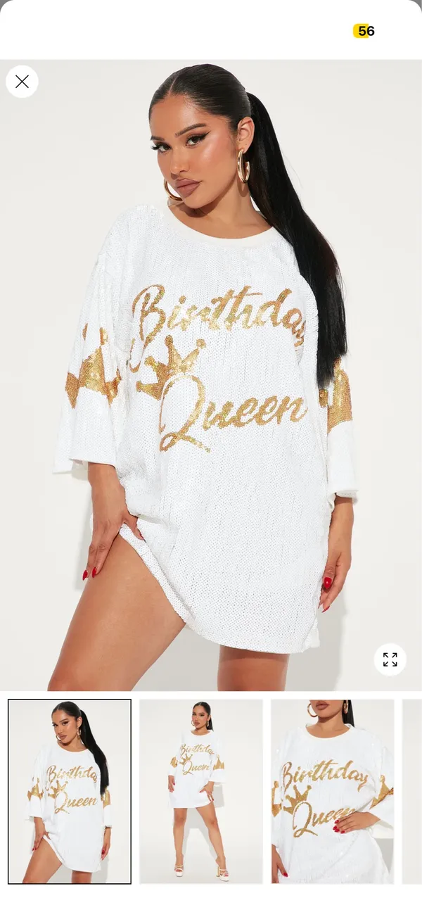 Birthday queen sequin dress - Image 2