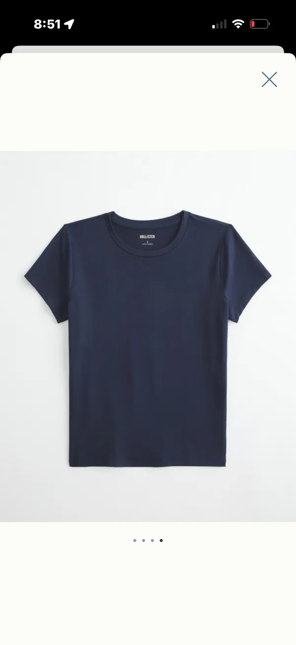 hollister hip length baby tee  - Image 5