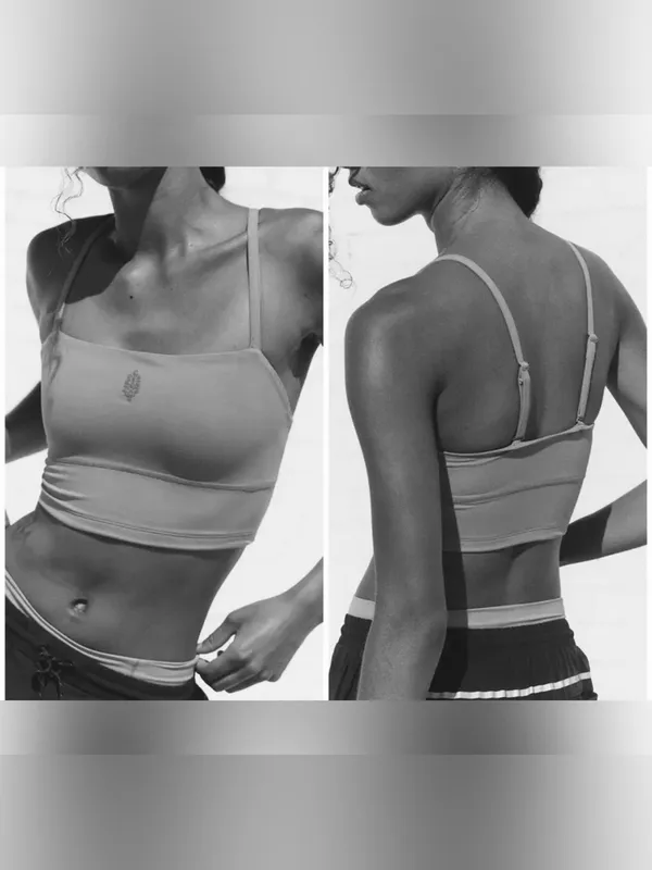 NWT Free People FP Movement Never Better Bandeau - Black - XS - Image 3