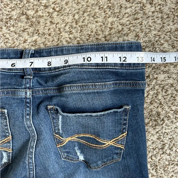 🦋 Abercrombie and Fitch Dark Wash Denim Skinny Jeans 2R 26 - Image 5