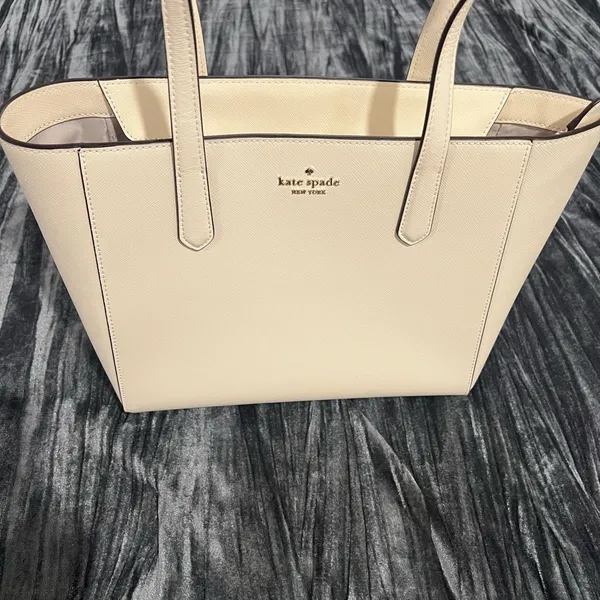 Kate Spade Ivory Tote Bag - Image 2