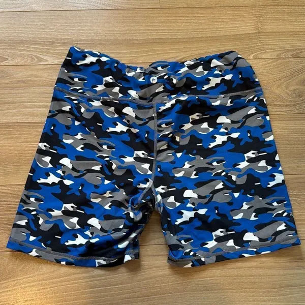 90 degrees by reflex blue camo athletic shorts size‎ medium Blue - Image 5