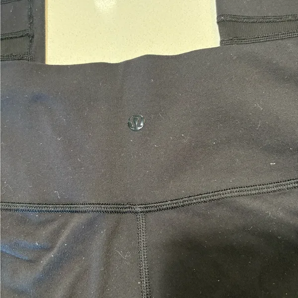 Lululemon black mesh leggings (flawed) size 4. - Image 3