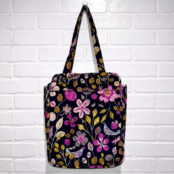 Vera Bradley Shoulder Tote Bag w/Two Magnetic Front Pocket - Image 6