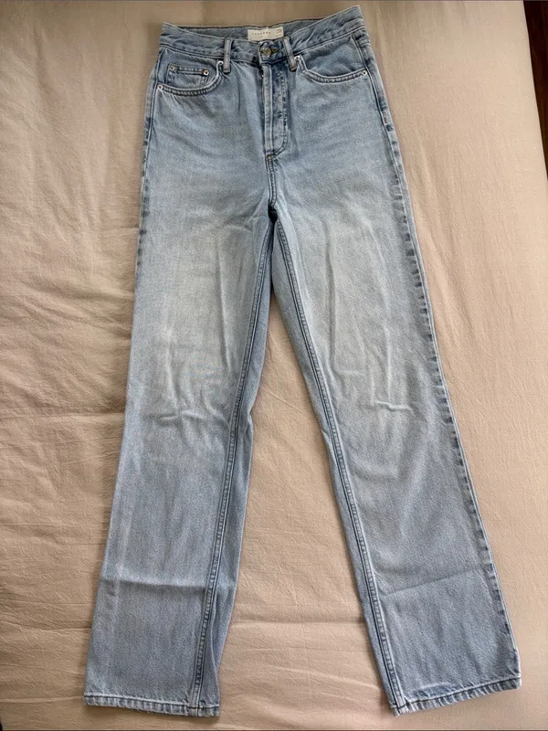 Topshop Kort Straight Jean - Image 4
