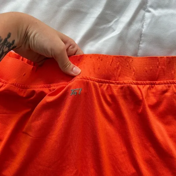 Tail Activewear Skirt Skort Orange Pull On‎ Womens L/XL Tennis Golf Pickleball - Image 7