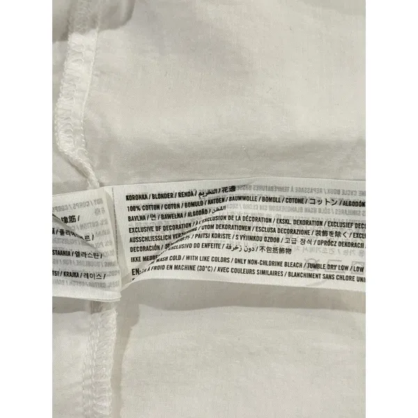 Abercrombie Fitch Dress White Mini V Neck Cutout Poplin Coastal Cowgirl Small - Image 11