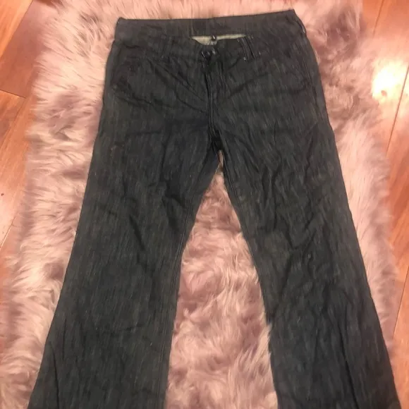 KUT from the Kloth dark blue flare jeans - Image 3