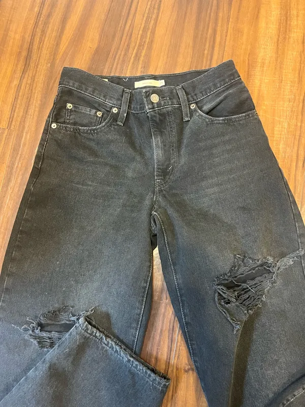 Levi’s Baggy Dad Jeans Black - Image 6
